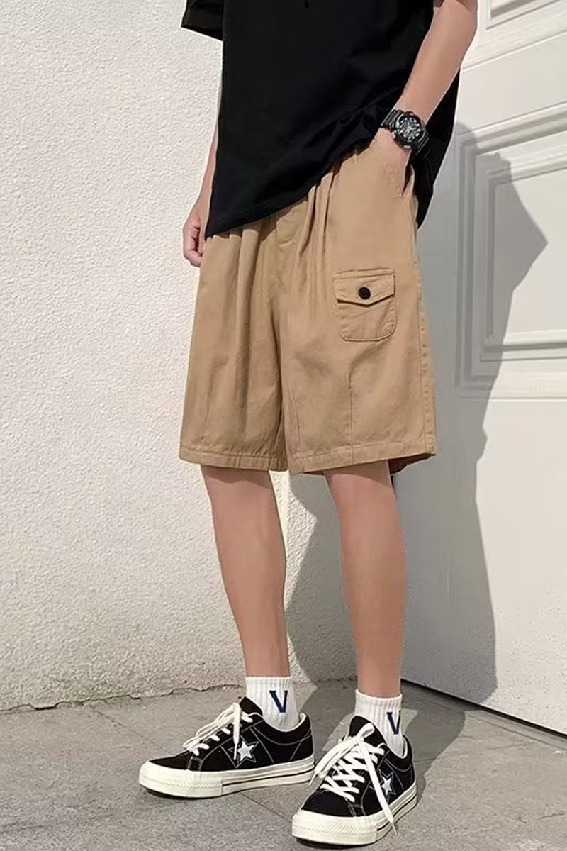 2024夏季宽松休闲大码工装短裤慵懒男潮流五分裤潮dk28p35,男装休闲裤,星座204-6