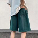 2024夏季宽松五分裤直筒休闲裤潮印花流行运动短裤男潮dk6809p30，男装休闲裤，星座204-6