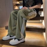 工装裤男2024春季韩版侧边拉条休闲裤直筒宽松束脚裤k073p40，男装休闲裤，星座204-6