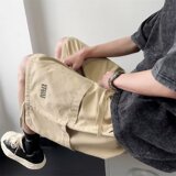 2024夏季美式复古短裤男宽松百搭运动五分休闲裤dk1029p30，男装休闲裤，星座204-6