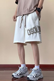 2024夏季百搭休闲裤时尚潮牌纯色宽松男五分裤dk027p40，男装休闲裤，星座204-6