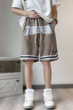 美式短裤男夏季复古休闲潮牌五分裤裤衩男篮球运动裤dk6041p35，男装休闲裤，星座204-6