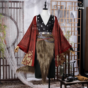现货梦想猫黑神话悟空萍萍cos服小狐狸红孩儿同款cosplay古风全套