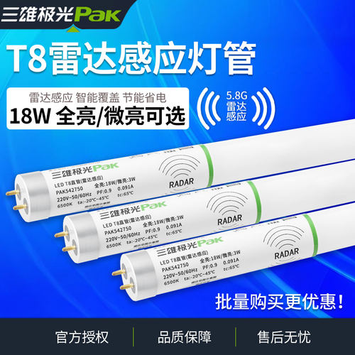 人体感应 品质保障 三年质保 微亮全灭可选