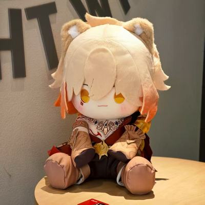 铁道周边星穹万敌崩Mydei棉花娃娃市同人礼物坐姿抱枕约40cm