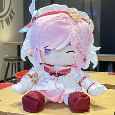 崩玩偶坏3爱莉希雅周边坐姿棉花娃娃爱神使者抱枕爱愿妖精娃40cm