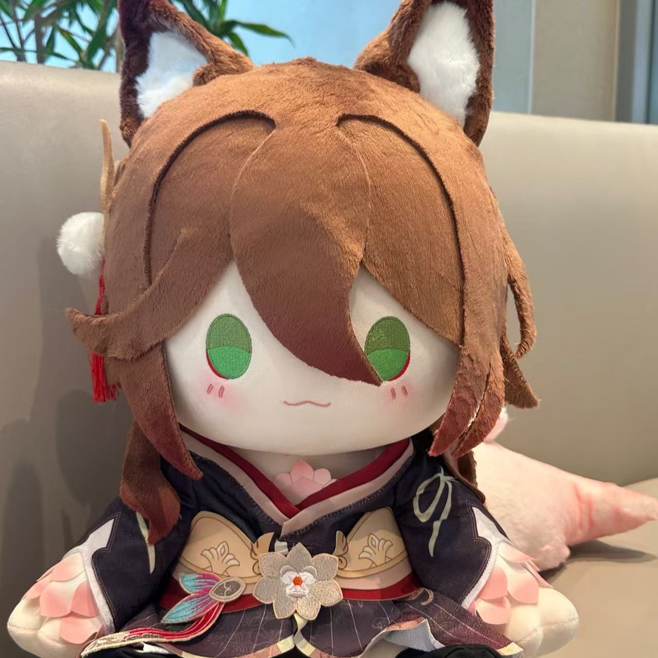 同人周边铁道星穹忘归人坏崩棉花娃娃停云王贵人坐姿抱枕约40cm