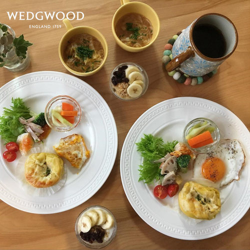 Wedgwood浮雕骨瓷盘平盘牛排盘