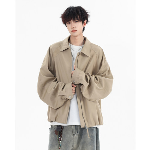 美式复古解构拼接cleanfit外套男