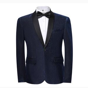 新郎西服男士西装套修身结婚礼服商务休闲帅气西装男X41特P100图片