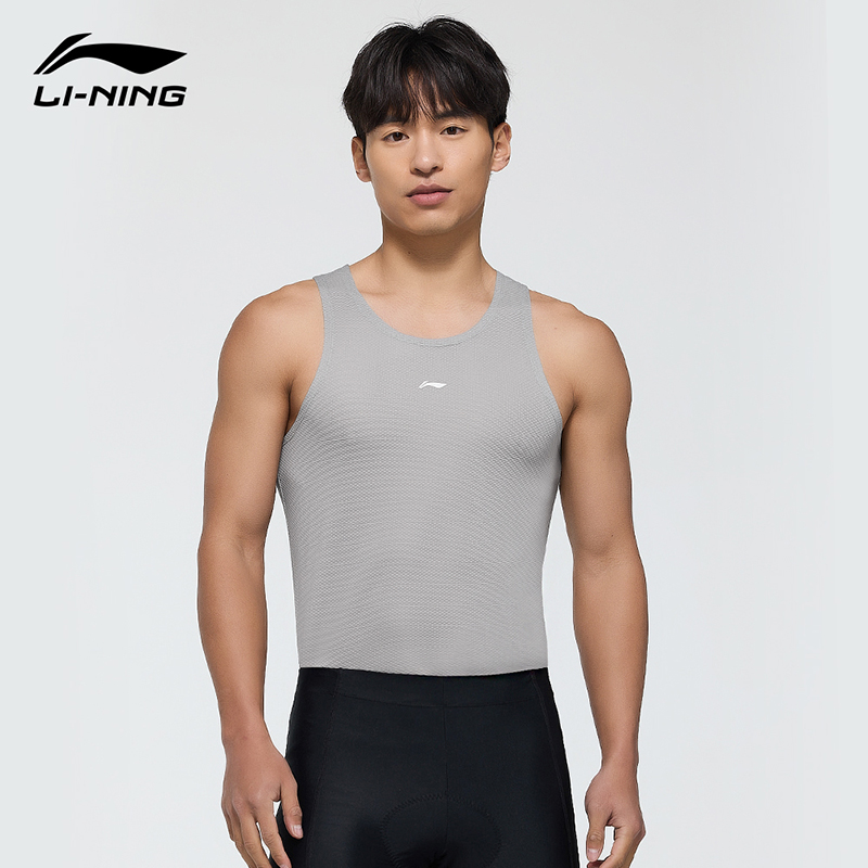 李宁骑行服男夏季运动上衣排汗衫