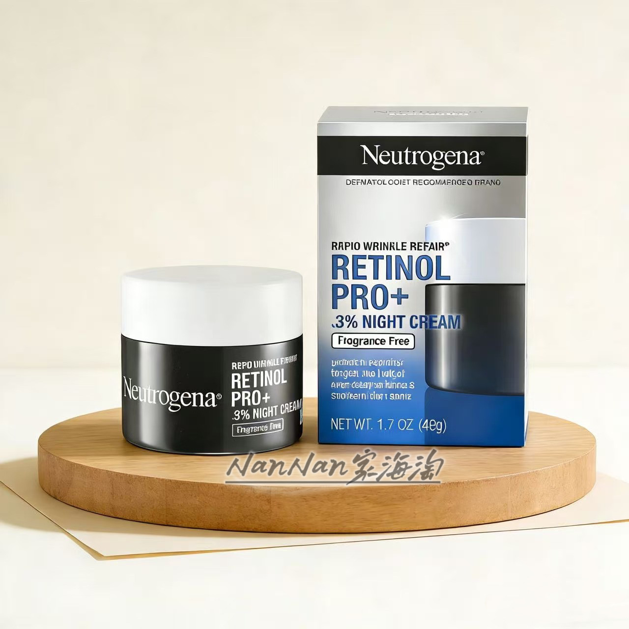 美版露得清PRO+0.3%视黄醇A醇再生面霜快速保湿皱纹嫩肤48G