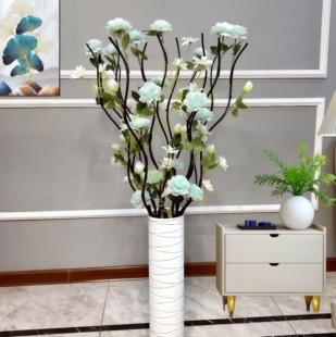 逼真绢布仿真牡丹花手工制作落地大号假花客厅插花家居装饰品摆件