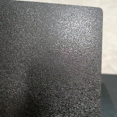 ABS黑色单面磨砂粗纹塑料板白色灰色半透明蛇皮纹细砂钻石橘皮板