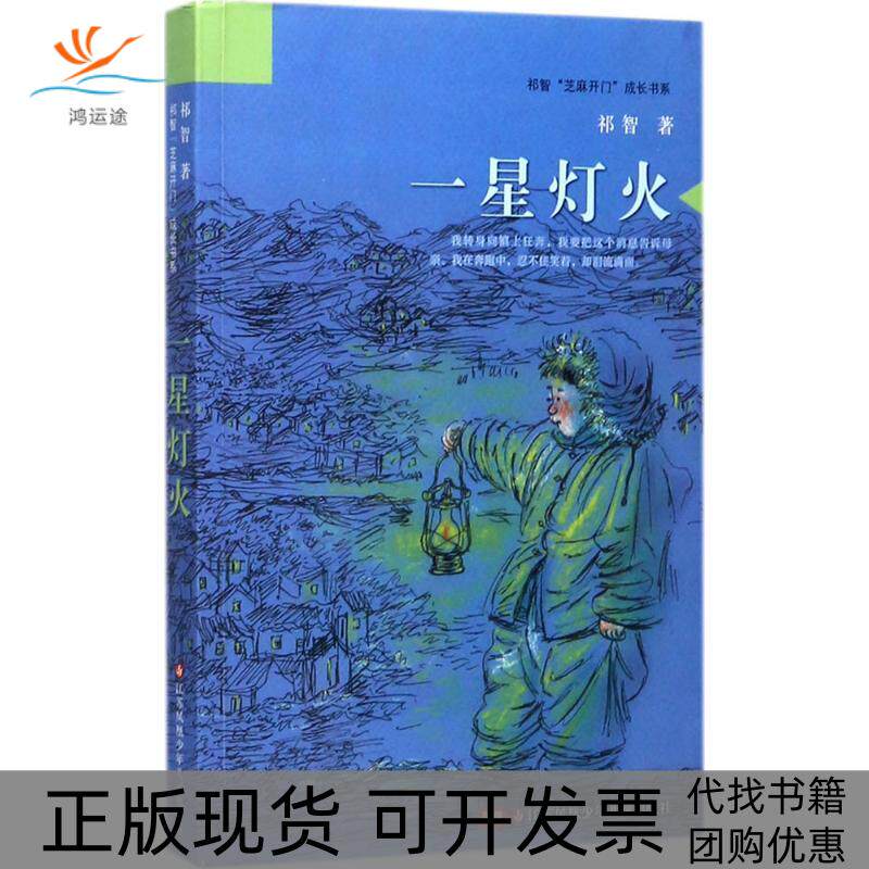 【正版书包邮】一星灯火祁智江苏凤凰少年儿童出版社