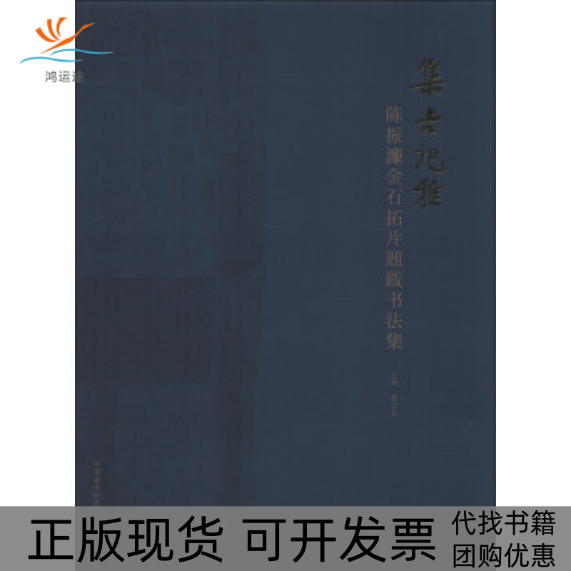 【正版书包邮】集古记雅陈振濂金石拓片题跋书法集夏功良中国美术学院出版社