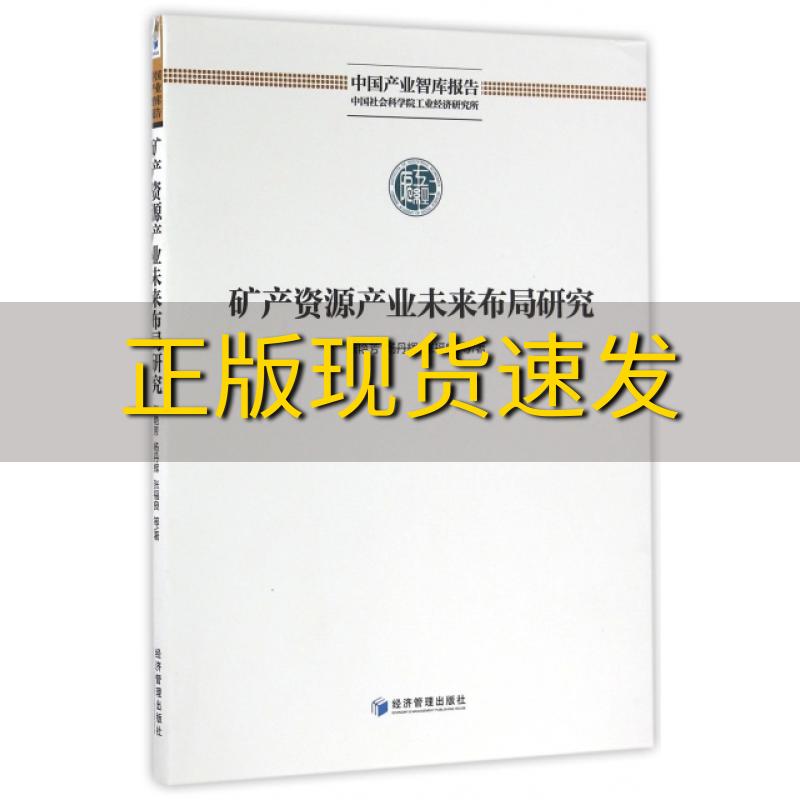 【正版书包邮】矿产资源产业未来布局研究张艳芳杨丹辉张福良经济管理出版社