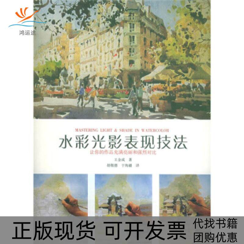 【正版书包邮】水彩光影表现技法王金成福建美术出版社