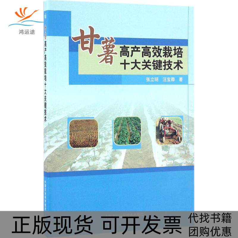 【正版书包邮】甘薯产高栽培十大关键技术张立明汪宝卿中国农业科学技术出版社