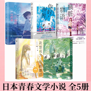 灿烂一瞬间 纯爱治愈青春文学 你好世界 眼泪 听见向阳之声 我想成为你 全5册 胰脏物语 你 我永远不会忘记 日本青春文学小说