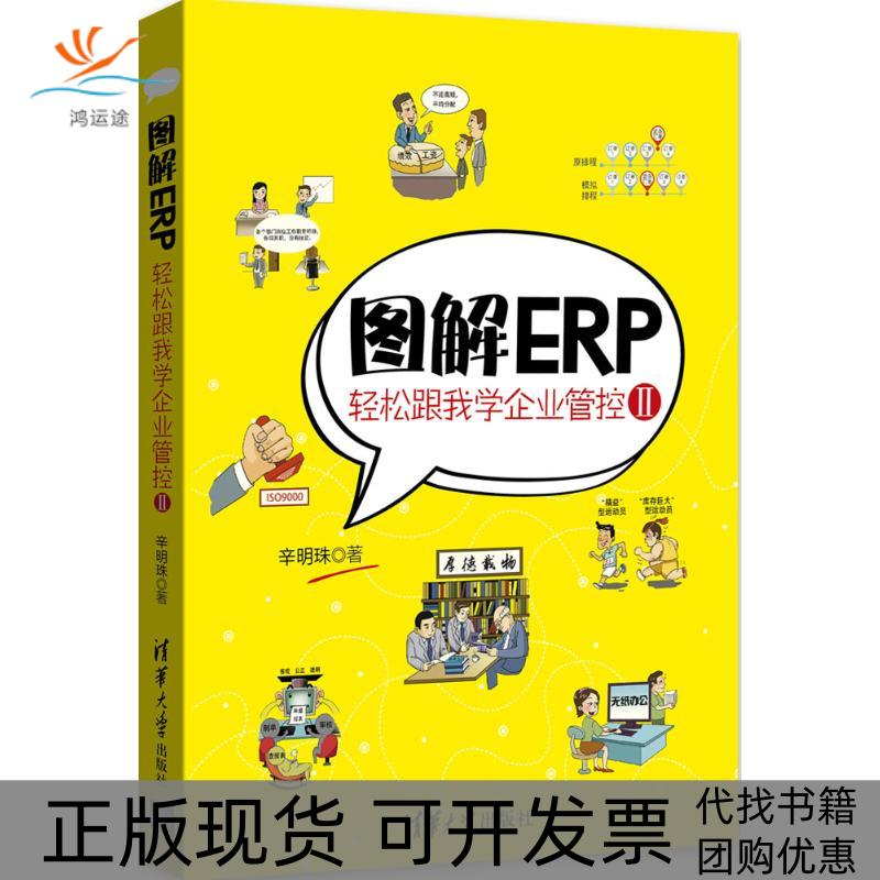 【正版书包邮】图解ERP轻松跟我学企业管控2辛明珠清华大学出版社