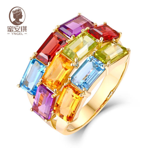 yngel蜜安琪新品彩虹黄晶橄榄石