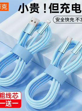 【20W快充】塔菲克适用iphone14数据线13苹果12promax充电器11线pd线8p平板ipad闪2米typec转lighting冲手机