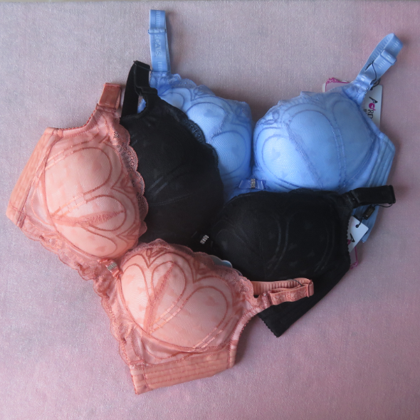 4件包邮正品奥尔黛丝内衣文胸罩2485 b三扣无钢圈0压迫中厚 聚拢