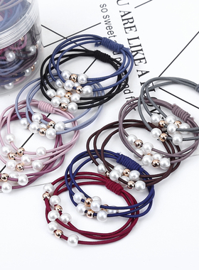 发绳套装饰品韩国简约扎头发皮筋头绳发绳发饰马尾发圈小清新头饰