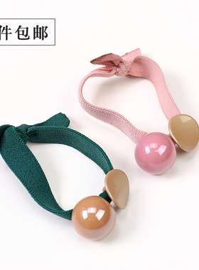 头绳简约韩国发绳扎头发皮套皮筋发饰可爱马尾发圈头饰女ins网红