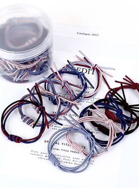 扎马尾发绳皮筋韩国小清新头绳个性简约成人橡皮筋可爱森女系发圈