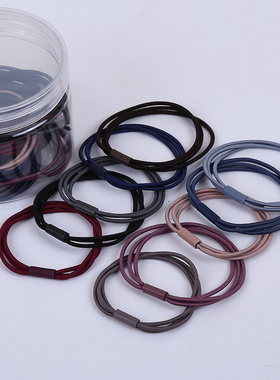 可爱百搭橡皮筋发圈发绳头绳韩国头饰成人简约扎头发饰品皮套包邮