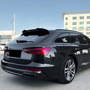 适用奥迪A6 C8 Avant Sline 2019-2025刀锋款顶翼尾翼扰流板改装