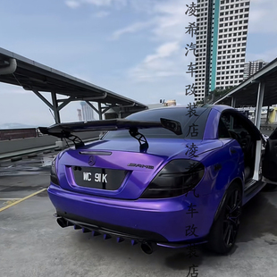 适用奔驰SLK尾翼R172 R171 SLK350SLK300改装MAD尾翼GTR定风翼