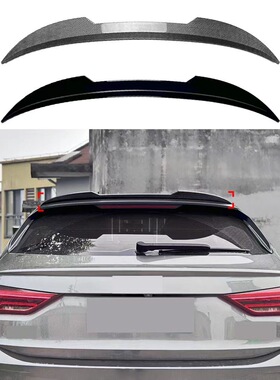 适用奥迪Q3 F3 Sportback 2019+ 刀锋款顶翼尾翼扰流板外饰改装