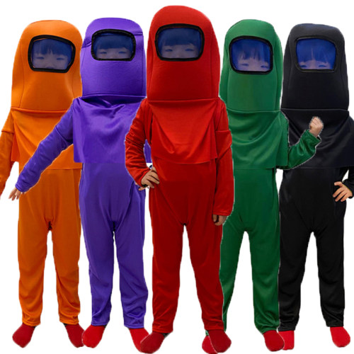 儿童六一万圣节衣服男女童Among us太空狼人杀童装cosplay演出服