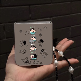 工作小新适用小米mix2手机壳三星Zflip7华为Pocket折叠荣耀OPPO 电镀PuraX保护套5 FindN3摩托罗拉razr60新款