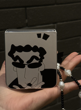 电镀广志美芽适用小米mix2手机壳三星Zflip7华为Pocket flip折叠PuraX荣耀OPPO FindN3摩托罗拉razr60保护套5