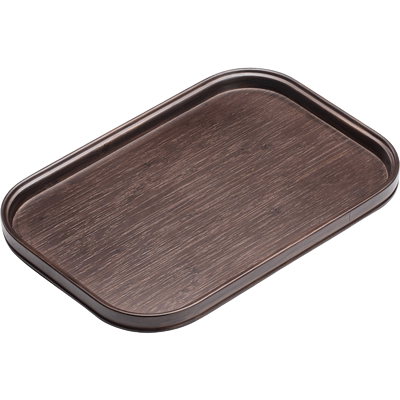 馨玉坊竹制托盘长方圆角