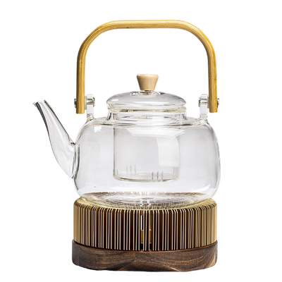 馨玉坊胡桃木合金温茶器大号