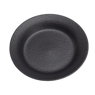 简约百搭黑陶杯垫禅意茶托圆形陶瓷茶杯托功夫茶具小号隔热垫