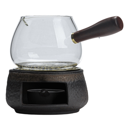 馨玉坊新款玻璃侧把公道杯