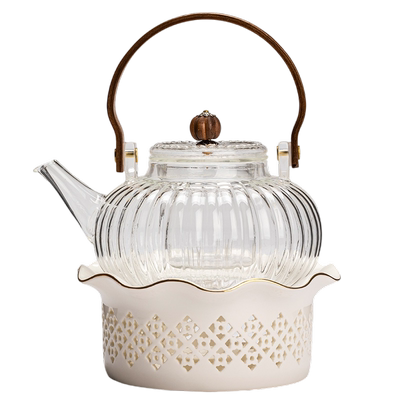 玻璃煮茶壶温茶器蜡烛保温