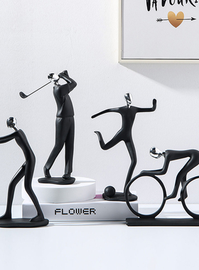 创意运动人物桌面摆件