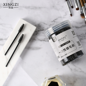 50/100只盒装眉刷眉毛睫毛刷