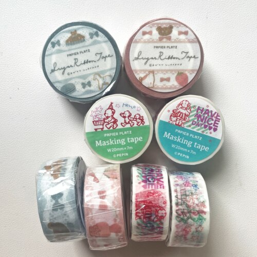 【现货】日本Papier Platz alacardou pepin tobi和纸胶带整卷