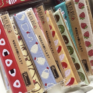 【现货】日本丸荣musubi绑带 便当盒手帐活页本绑带 草莓苏打猫咪