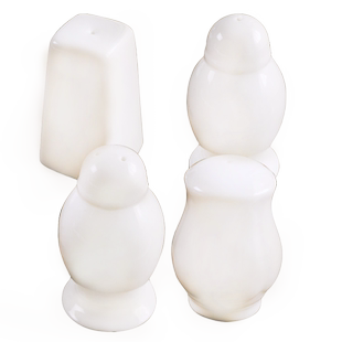 骨瓷椒盐罐厨房防潮辣椒孜然罐西餐陶瓷高端调料调味瓶撒料瓶定制