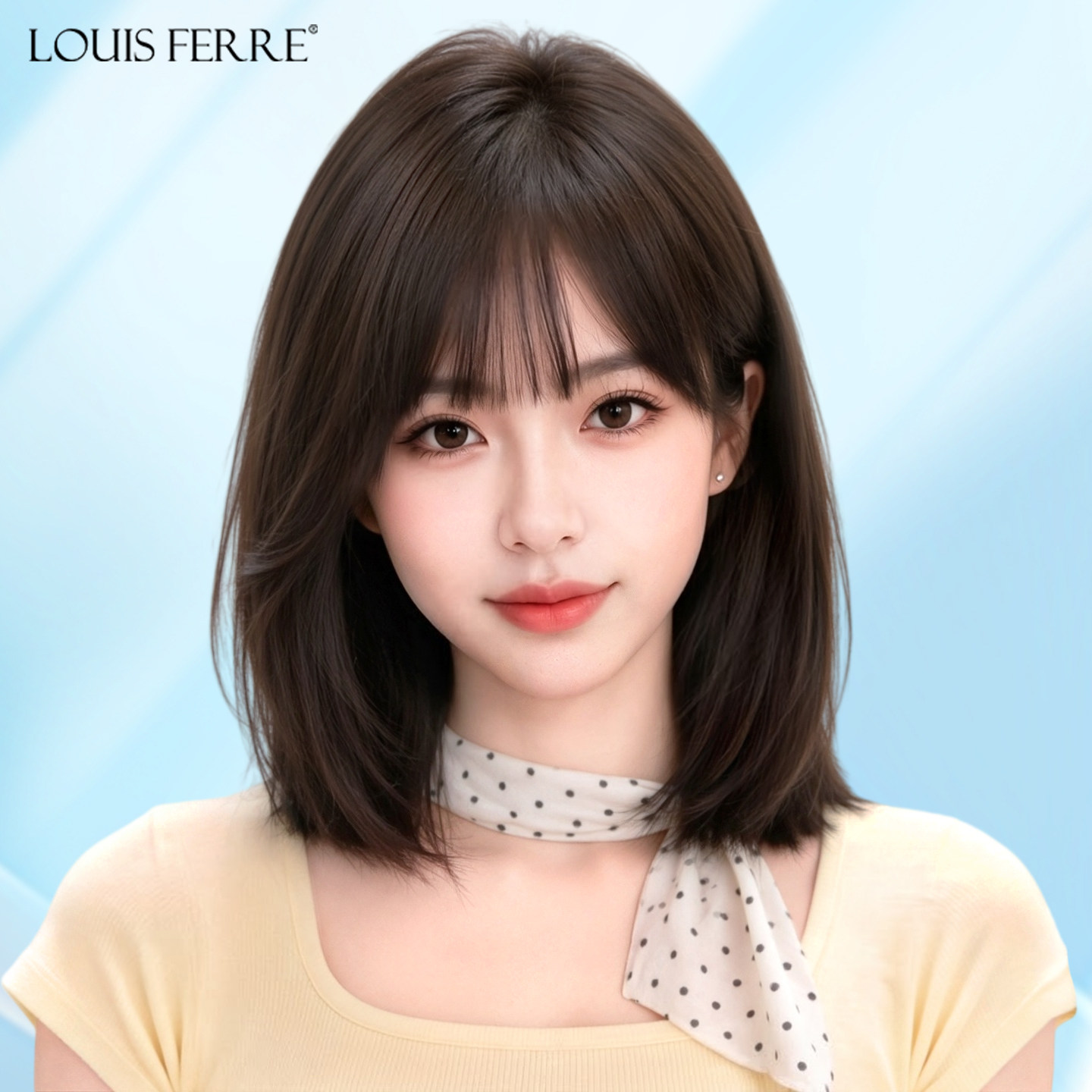 假发全头套女真发特级记忆丝短发