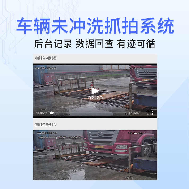 智慧工地车辆未冲洗抓拍系统识别车辆管理平台